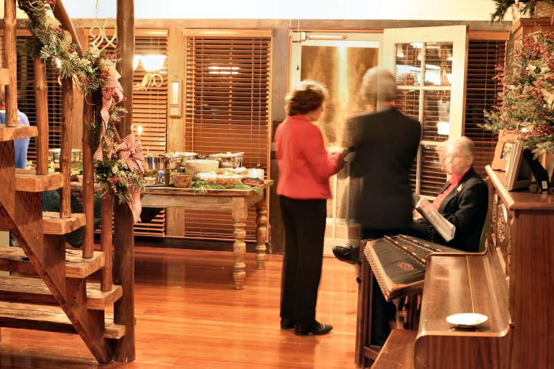 A view of the kitchen